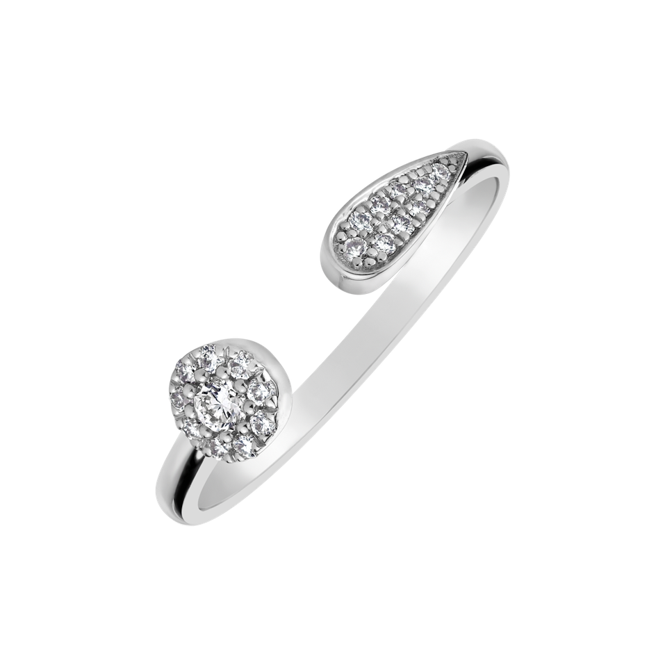 Prsteň s diamantmi Giselle