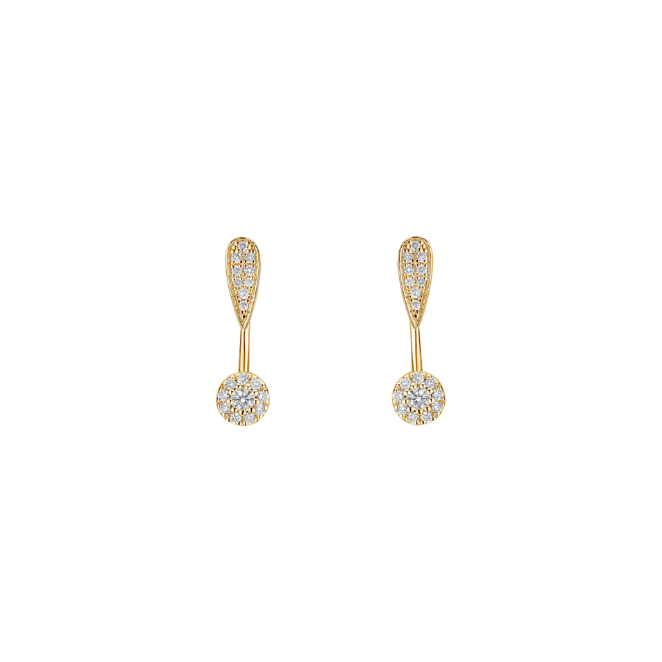 Náušnice s diamantmi Unique Blessing