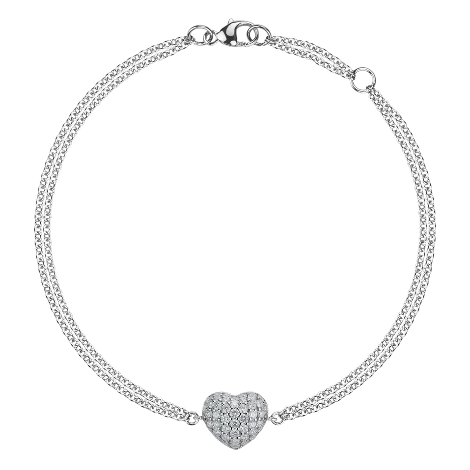 Náramok s diamantmi Love Princess