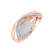 Prsteň s perleťou a diamantmi Pearl Memory2