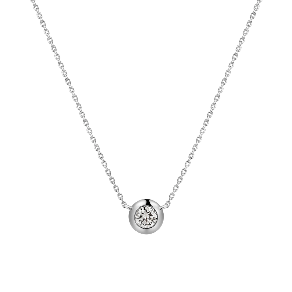 Náhrdelník s diamantom Sparkling Drop