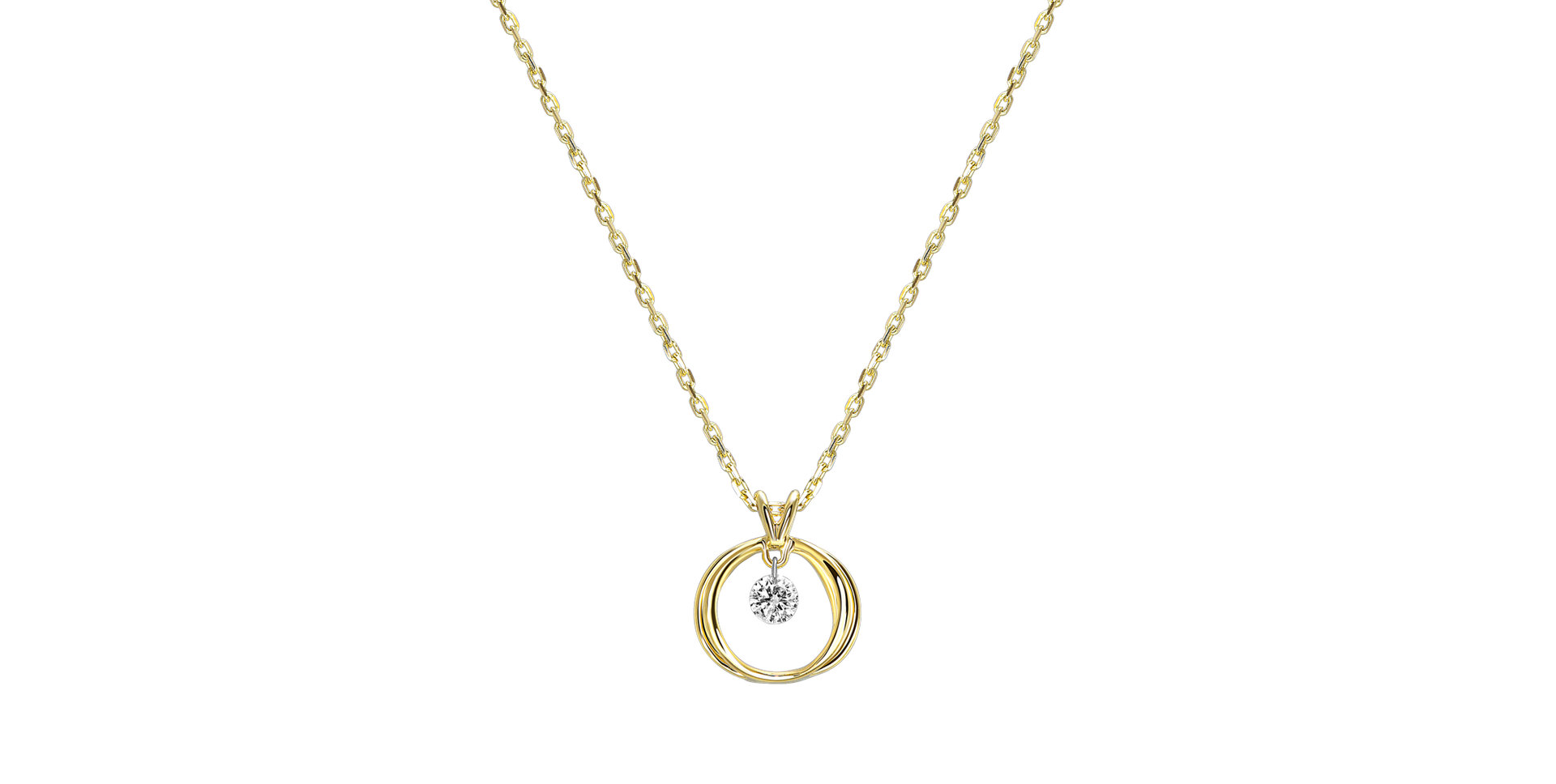 Náhrdelník s diamantom Venus Desire