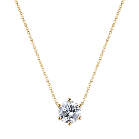 Náhrdelník s diamantom Essential Drop