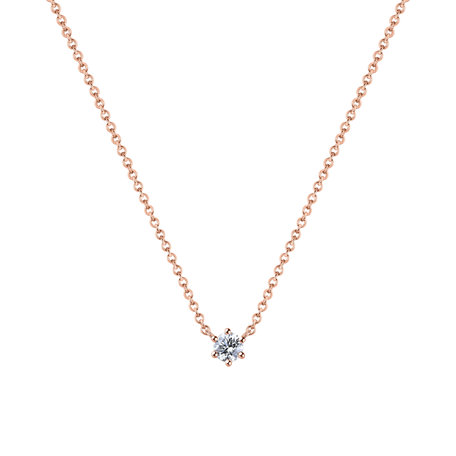 Náhrdelník s diamantom Essential Drop