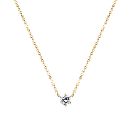 Náhrdelník s diamantom Essential Drop