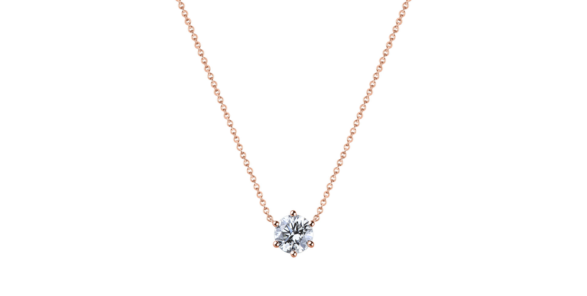 Náhrdelník s diamantom Essential Drop