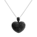 Přívěsok s čiernymi diamantmi Heart Brilliance2