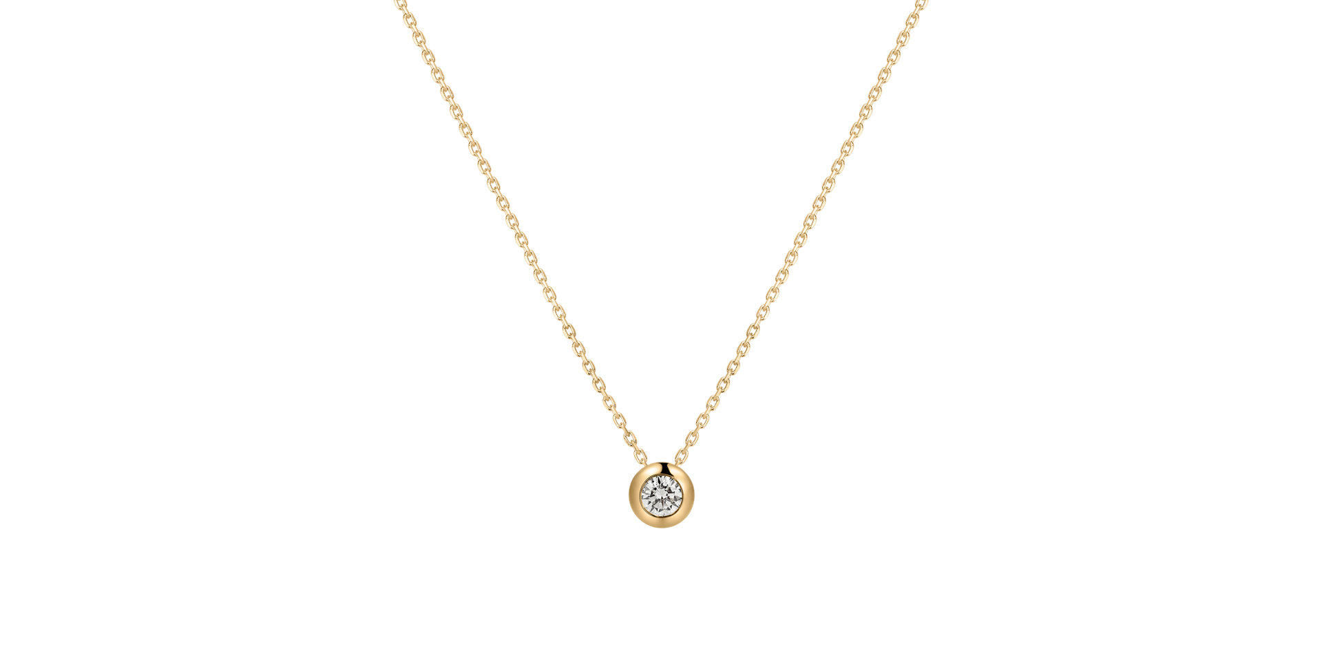 Náhrdelník s diamantom Secret Drop