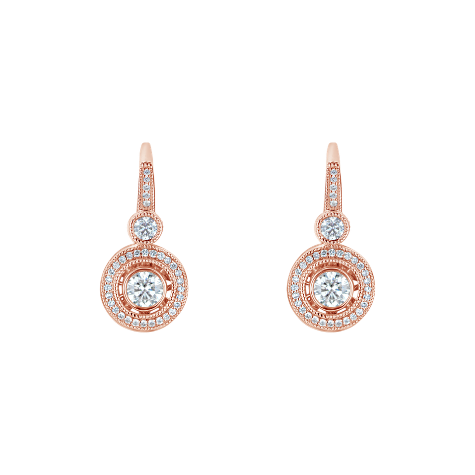 Náušnice s diamantmi Monarch Love