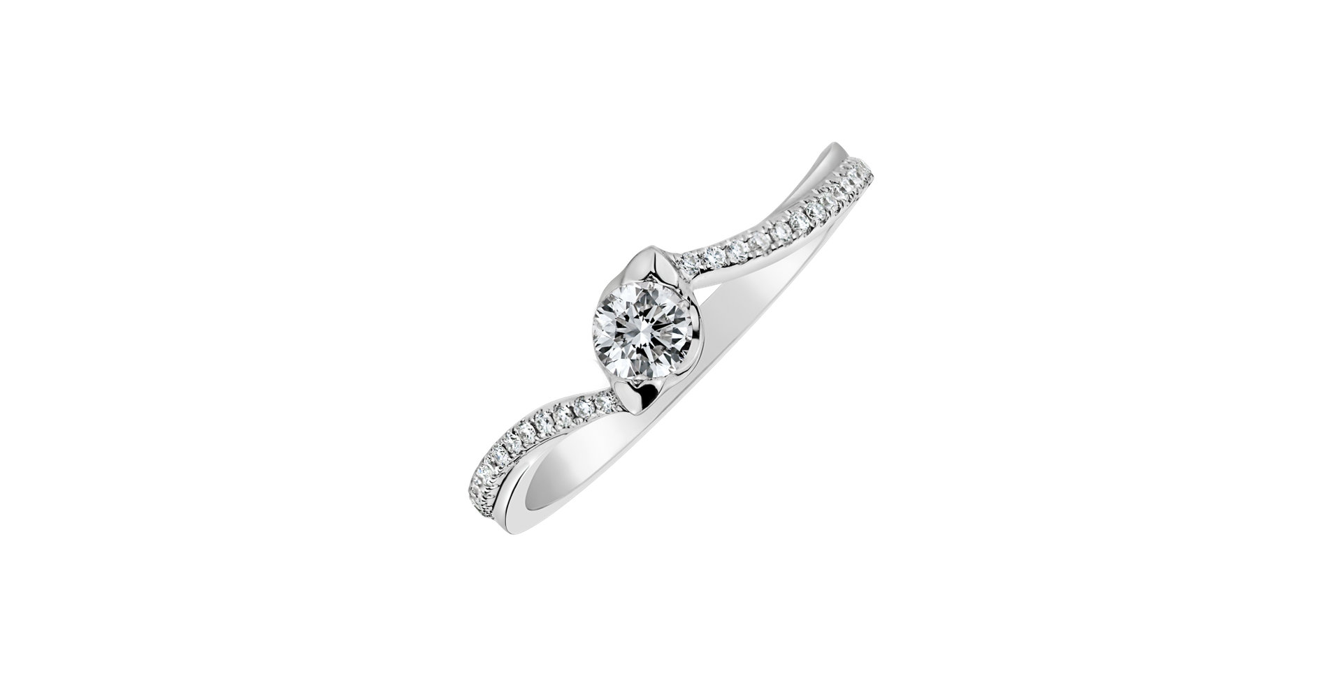 Prsteň s diamantmi Thostra