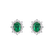 Náušnice so smaragdom a diamantmi Mary Magdalene2