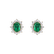 Náušnice so smaragdom a diamantmi Mary Magdalene2