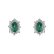 Náušnice so smaragdom a diamantmi Mary Magdalene2