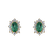 Náušnice so smaragdom a diamantmi Mary Magdalene2