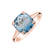 Prsteň s topásom a diamantmi Aubrey2