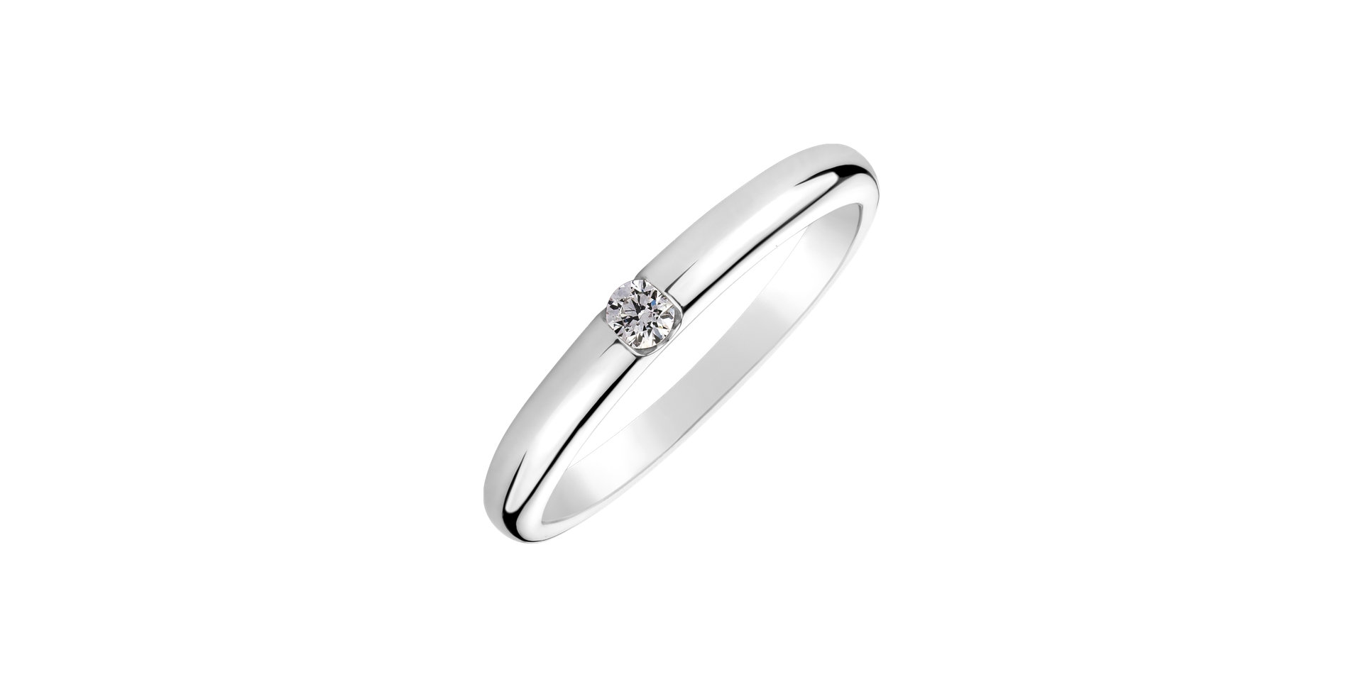 Prsteň s diamantom Tender Love