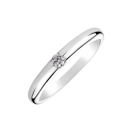 Prsteň s diamantom Tender Love
