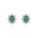 Náušnice so smaragdom a diamantmi Mary Magdalene2