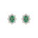 Náušnice so smaragdom a diamantmi Mary Magdalene2