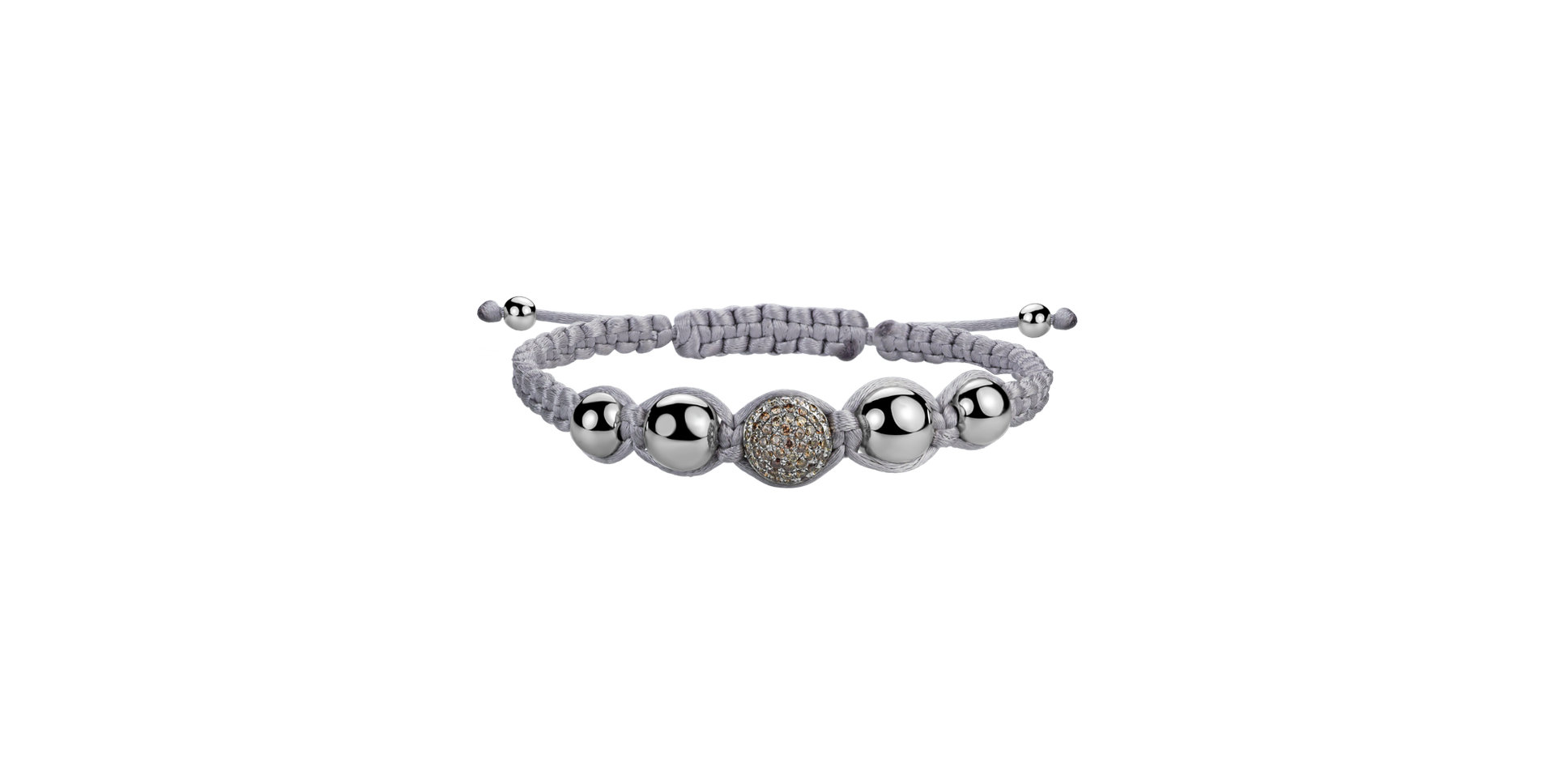 Náramok s hnedými diamantmi Leonardo