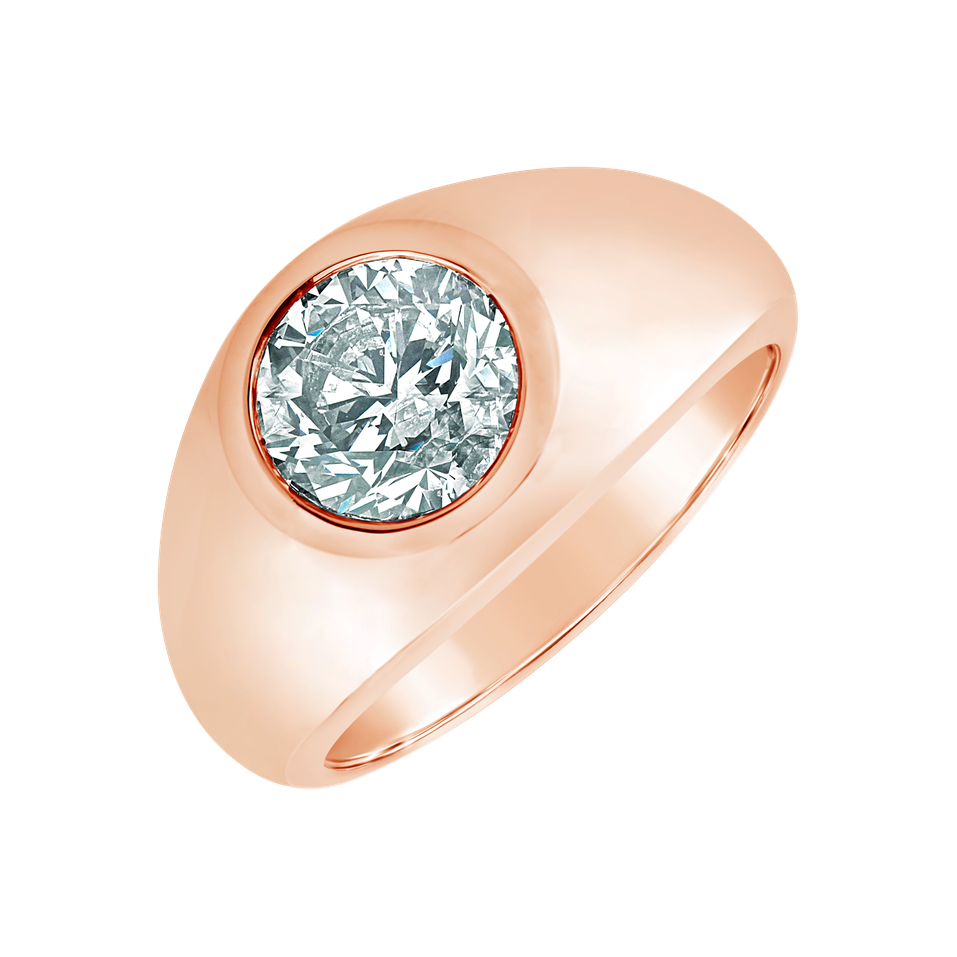 Prsteň s diamantom Bold & Sparkle