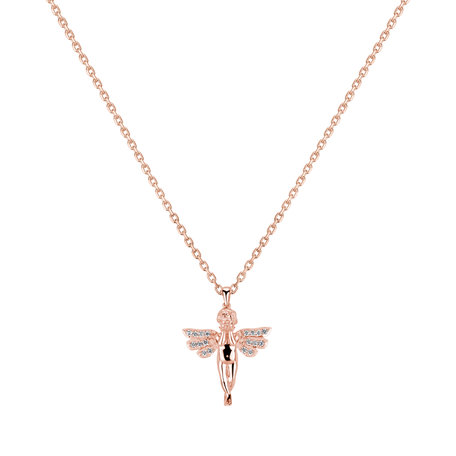 Přívěsok s diamantmi Glossy Angel