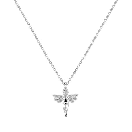 Přívěsok s diamantmi Glossy Angel