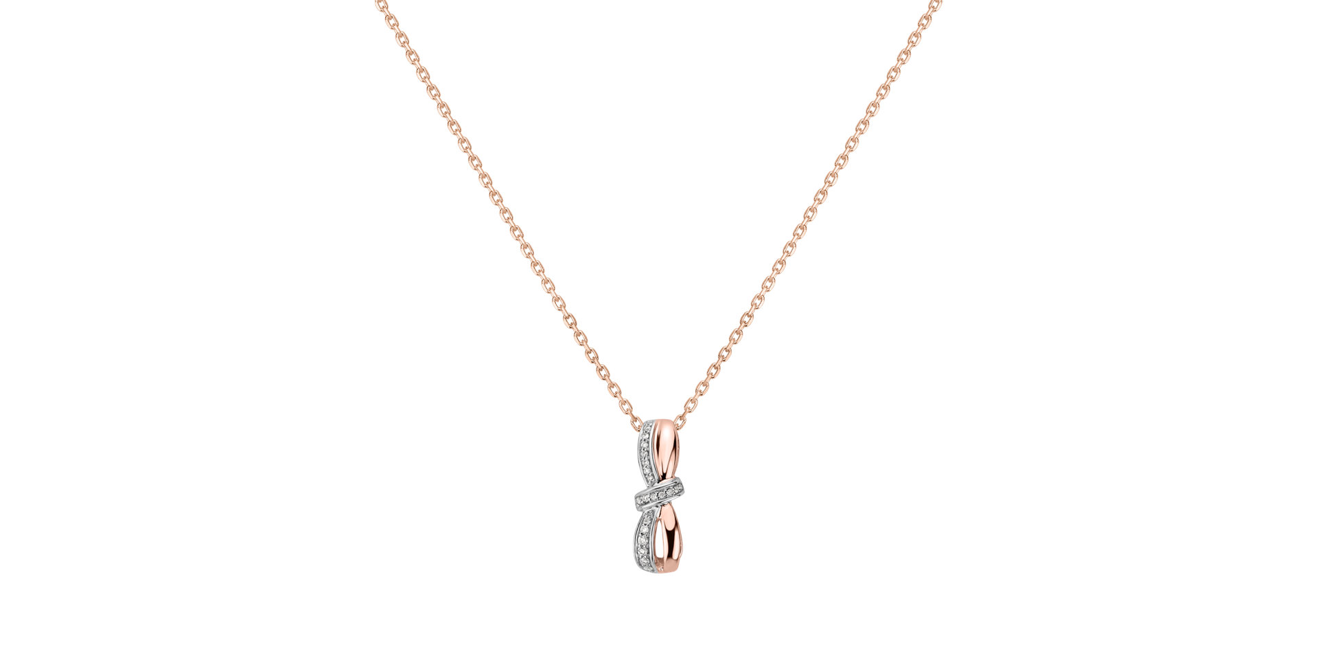 Přívěsok s diamantmi Tempting Ribbon