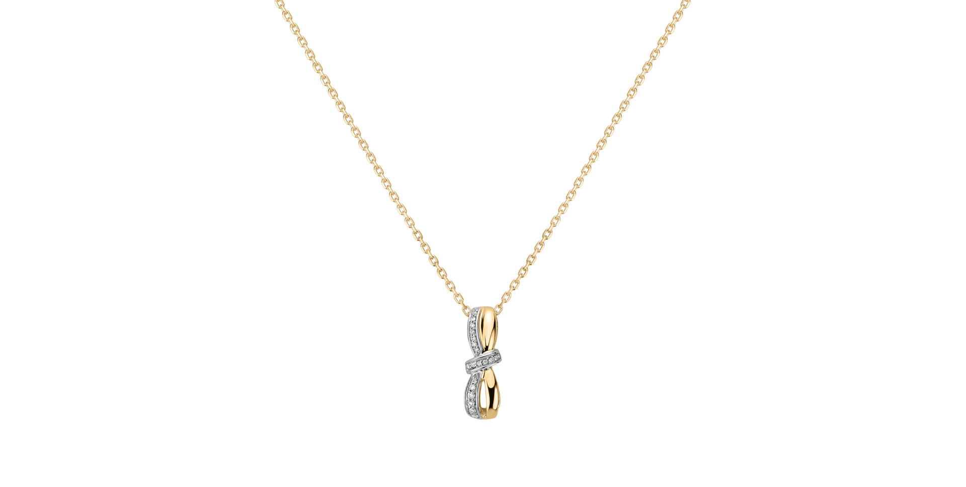 Přívěsok s diamantmi Tempting Ribbon