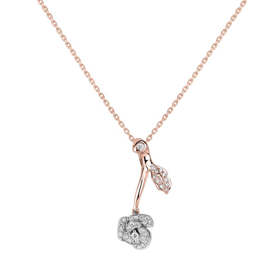 Přívěsok s diamantmi Garden Passion