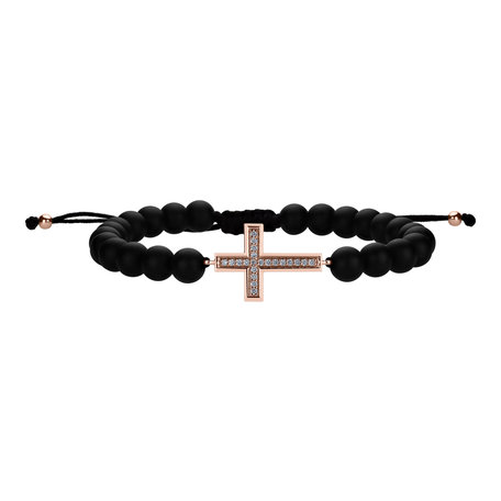 Náramok s diamantmi a achátmi Protective Talisman