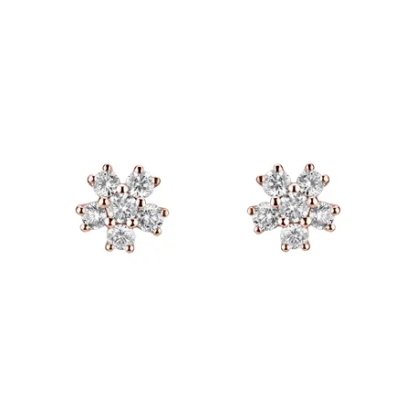 Náušnice s diamantmi Sparkless