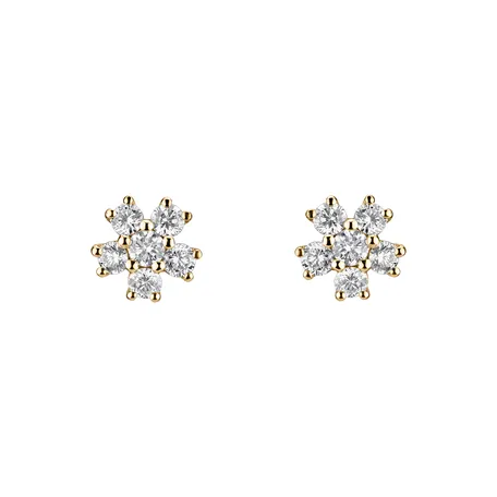 Náušnice s diamantmi Sparkless