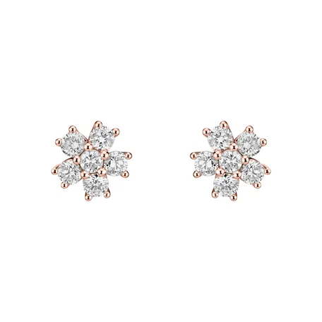 Náušnice s diamantmi Sparkless