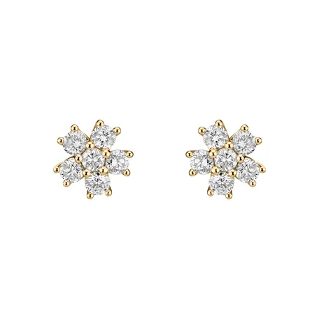 Náušnice s diamantmi Sparkless