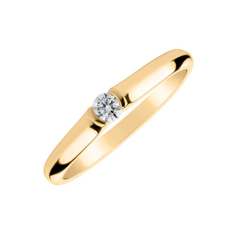 Prsteň s diamantom Brilliant Love