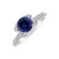 Prsteň s tanzanitom a diamantmi Countess Star2