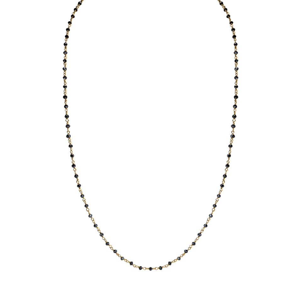 Náhrdelník s čiernymi diamantmi Dark Melody