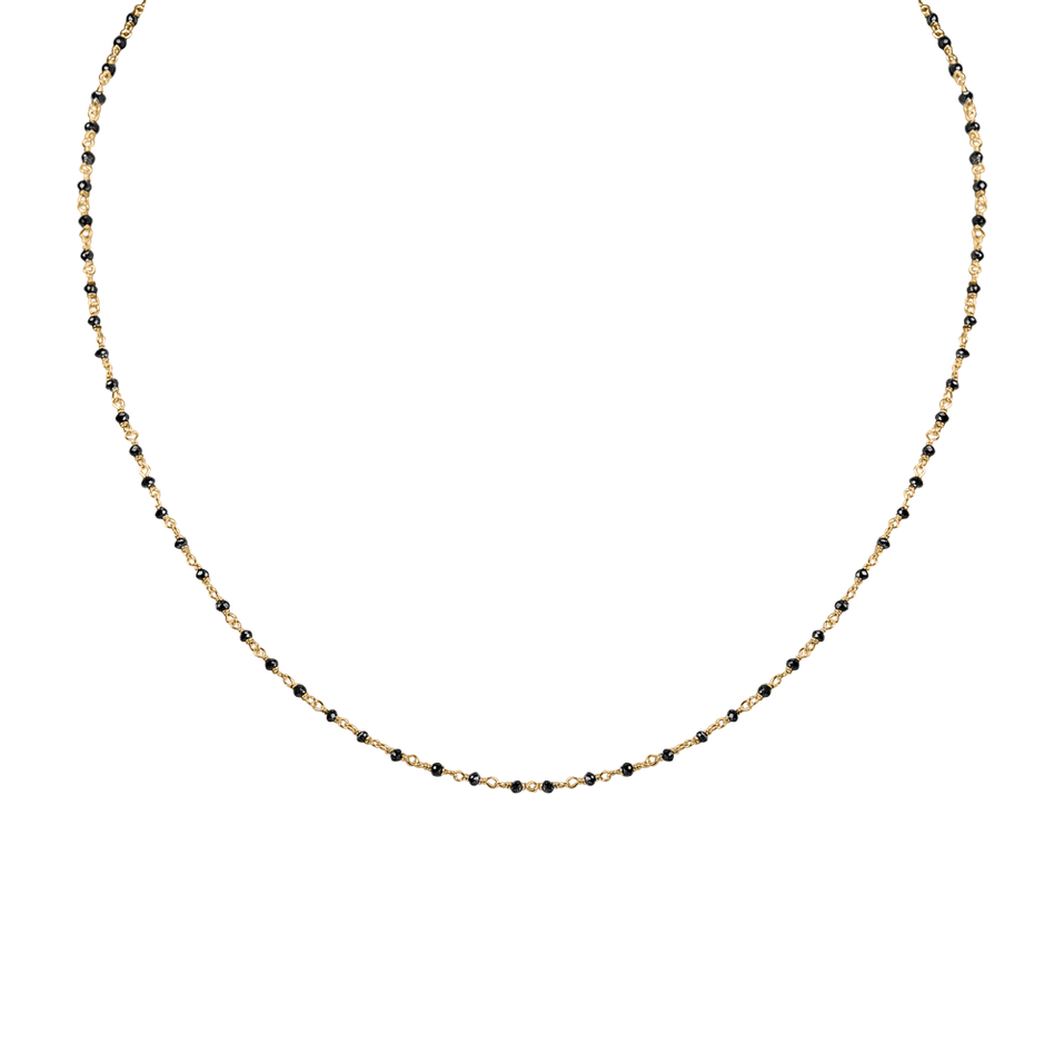 Náhrdelník s čiernymi diamantmi Dark Melody