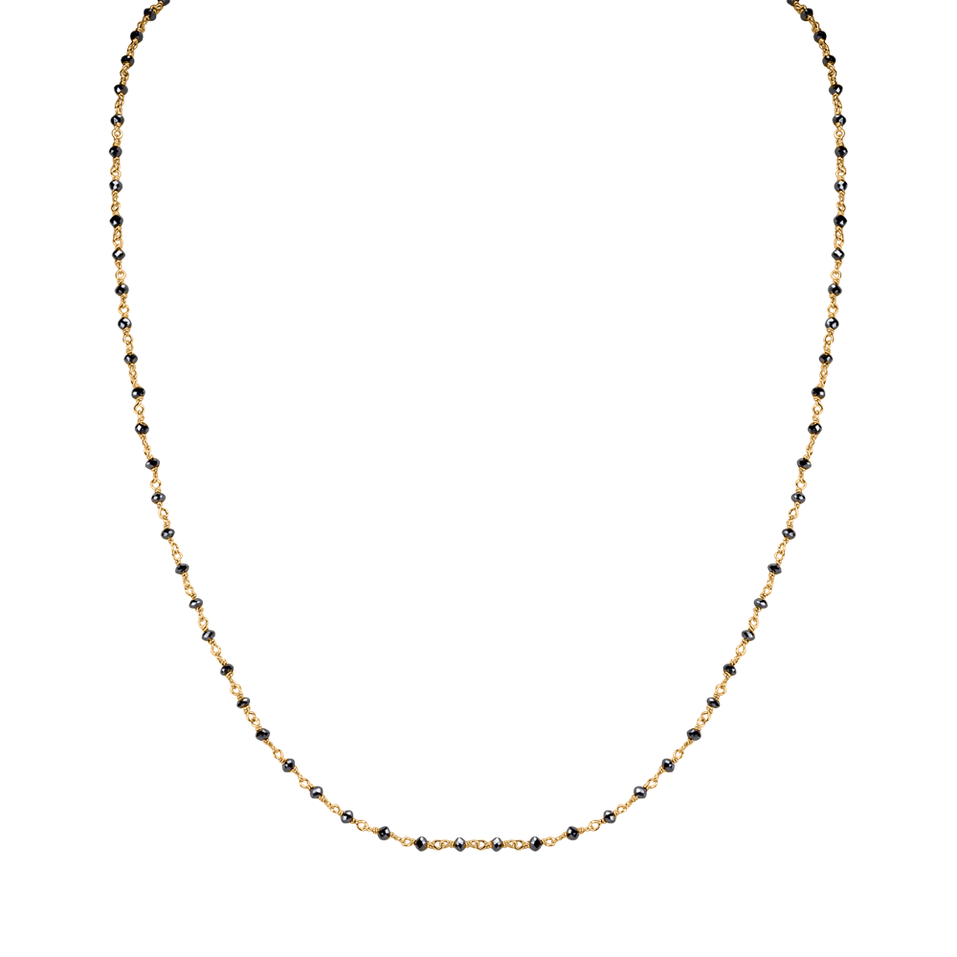 Náhrdelník s čiernymi diamantmi Dark Melody