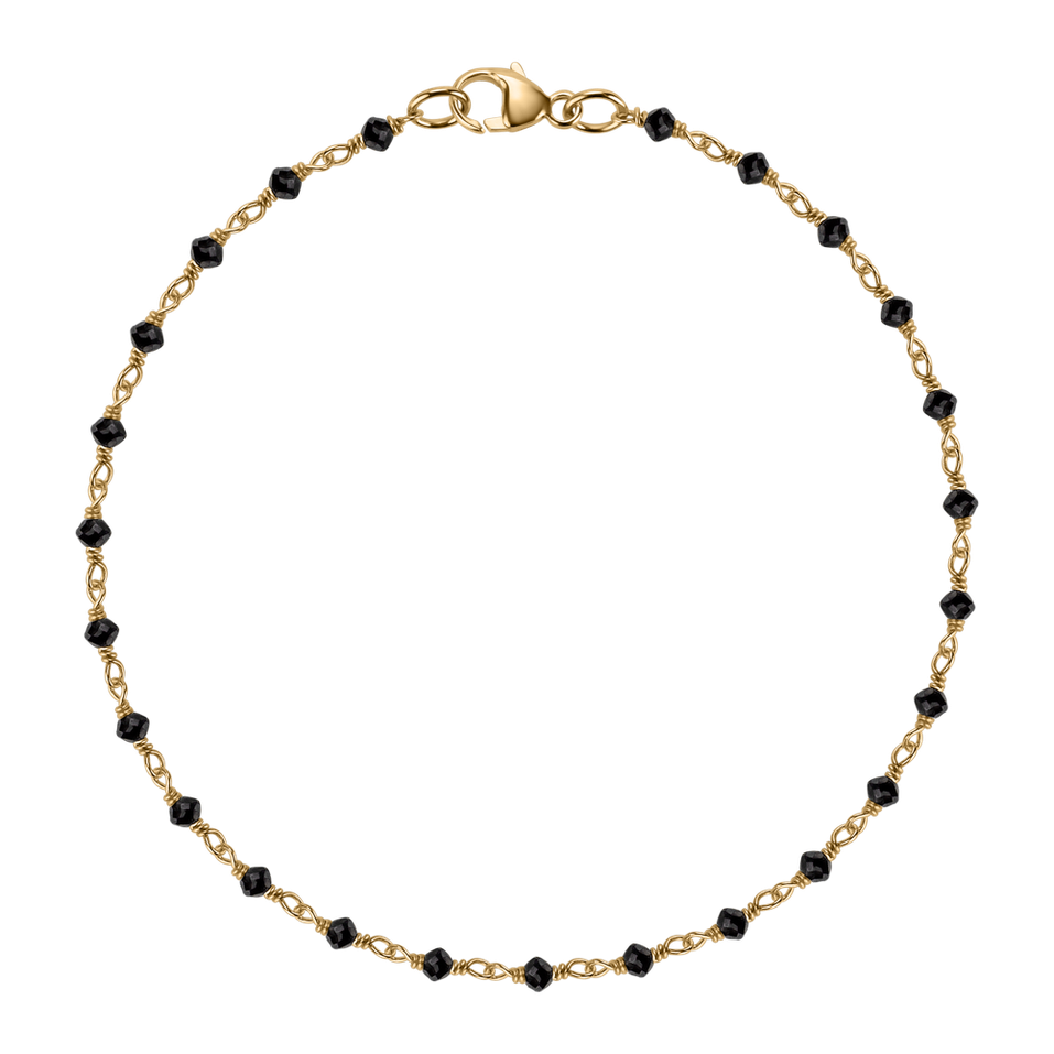 Náramok s čiernymi diamantmi Dark Melody