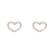 Náušnice s diamantmi Shiny Hearts2