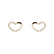 Náušnice s diamantmi Shiny Hearts2