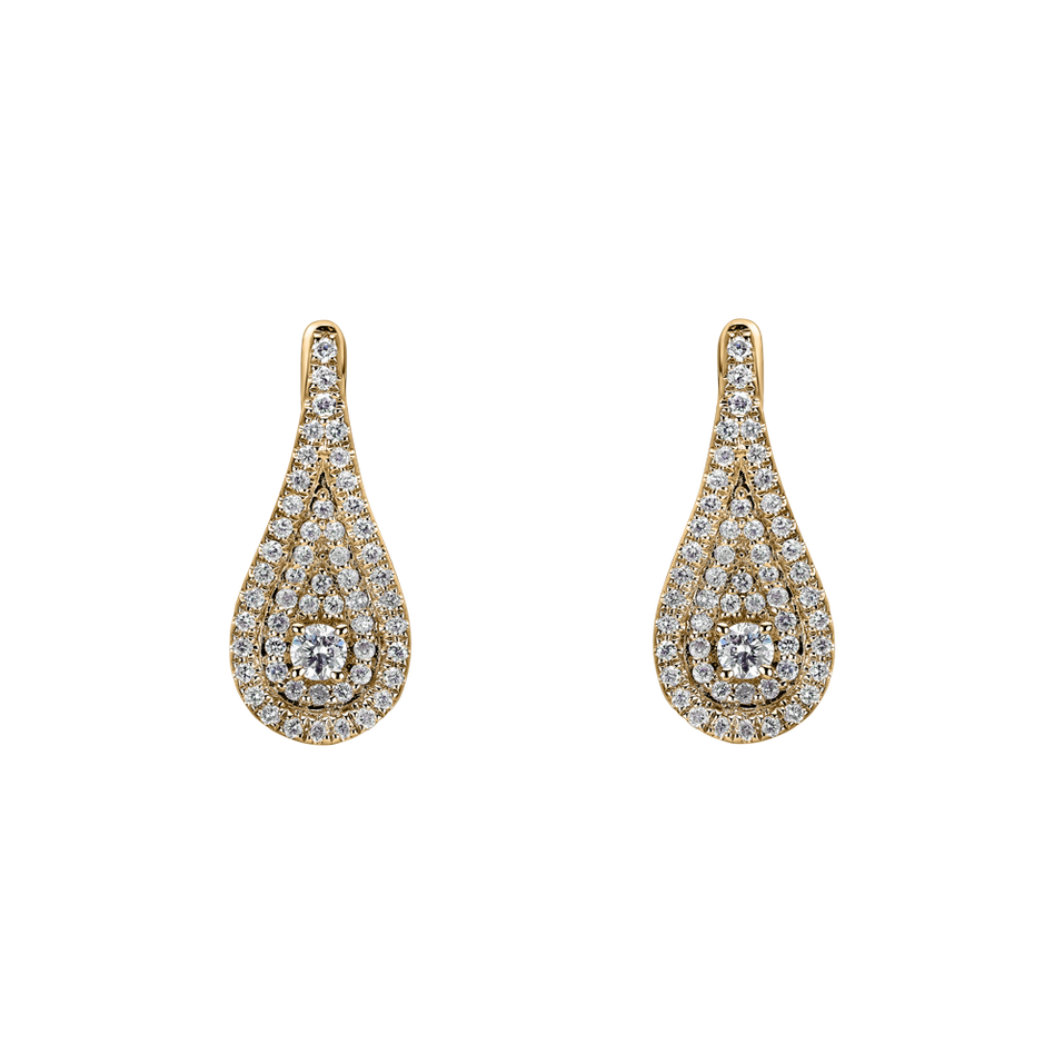 Náušnice s diamantmi Tears of Joy