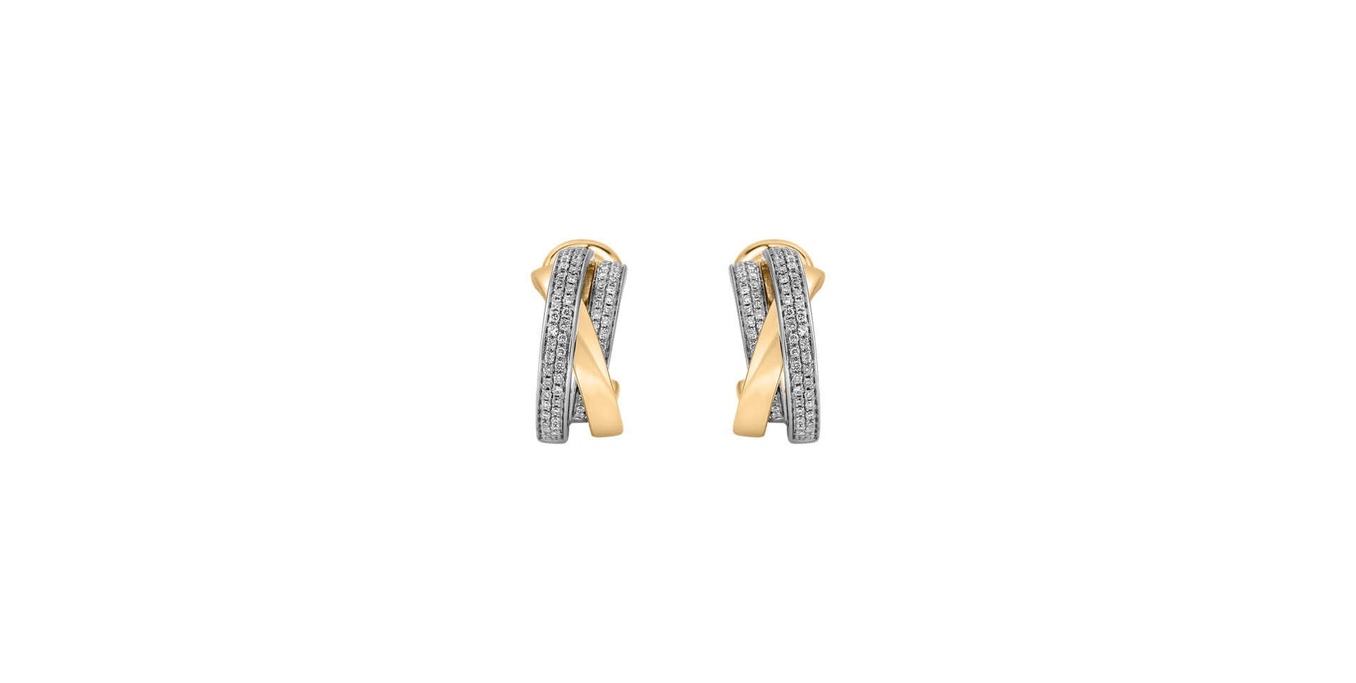 Náušnice s diamantmi Miracle Labyrinth