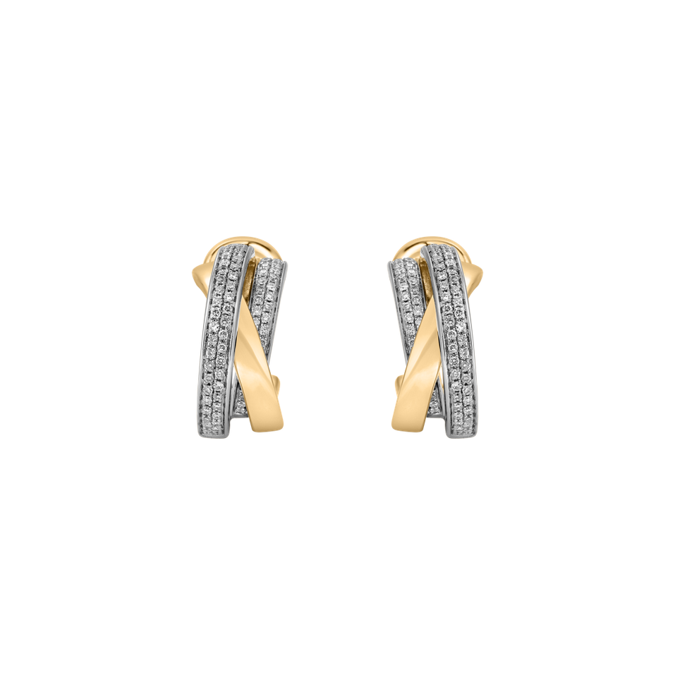 Náušnice s diamantmi Miracle Labyrinth