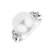Prsteň s perlou a diamantmi Nautical Desire2