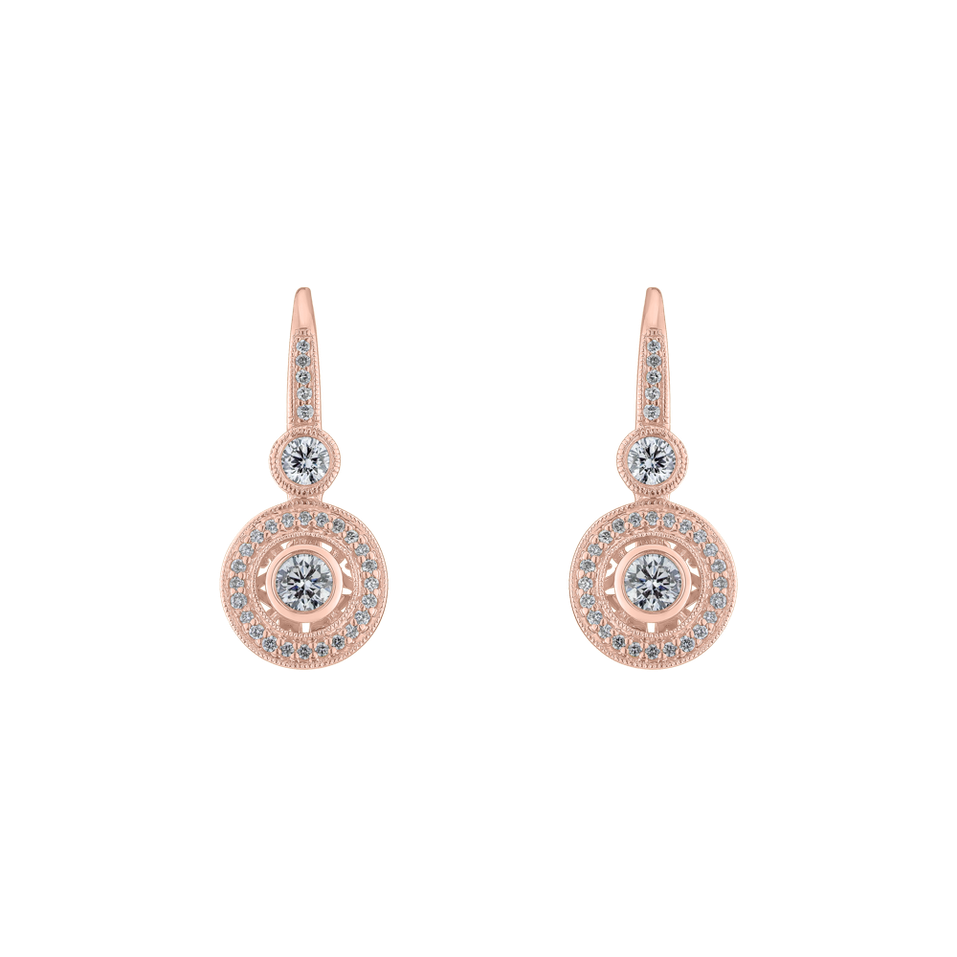 Náušnice s diamantmi Monarch Love