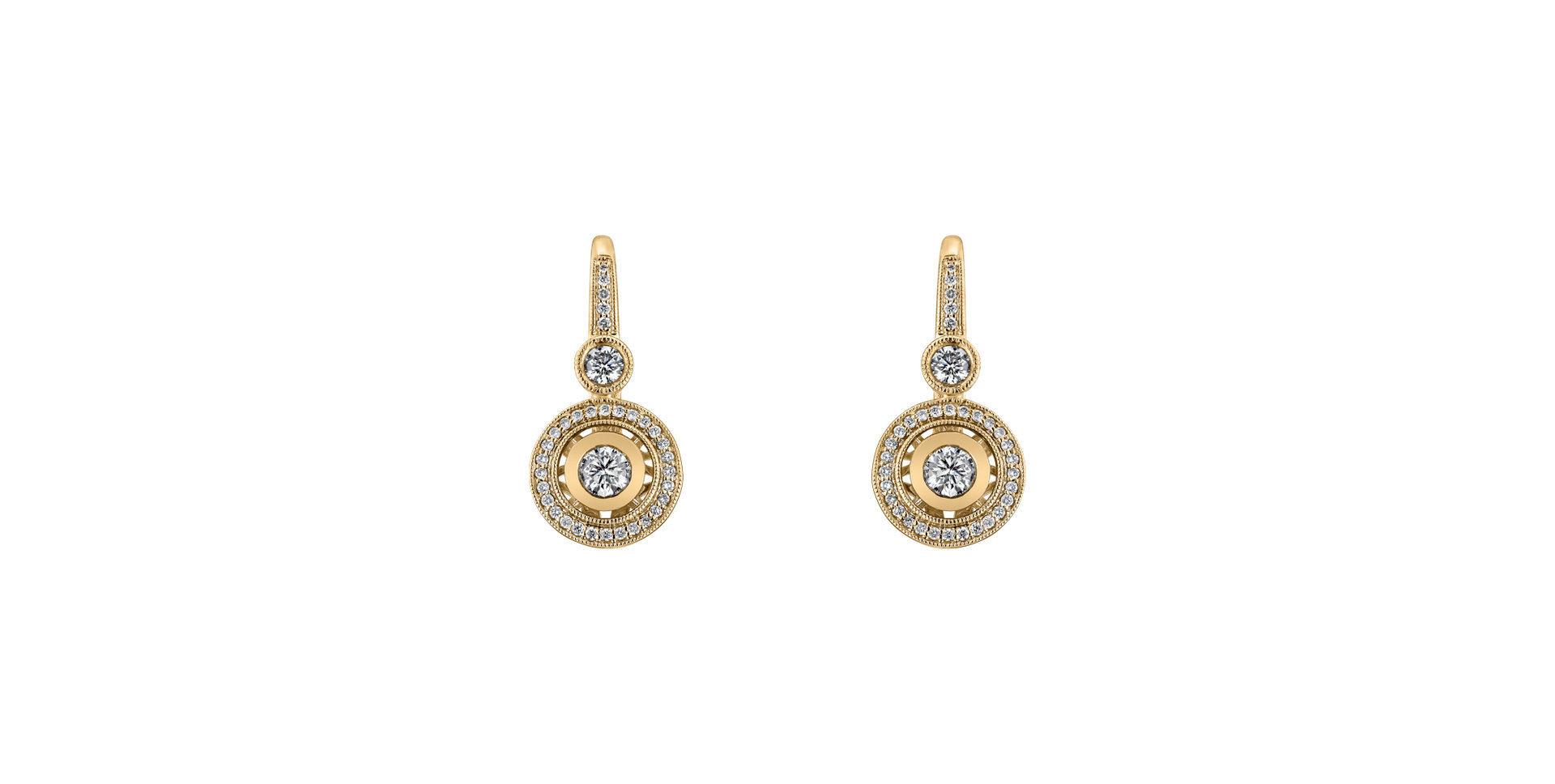 Náušnice s diamantmi Monarch Love