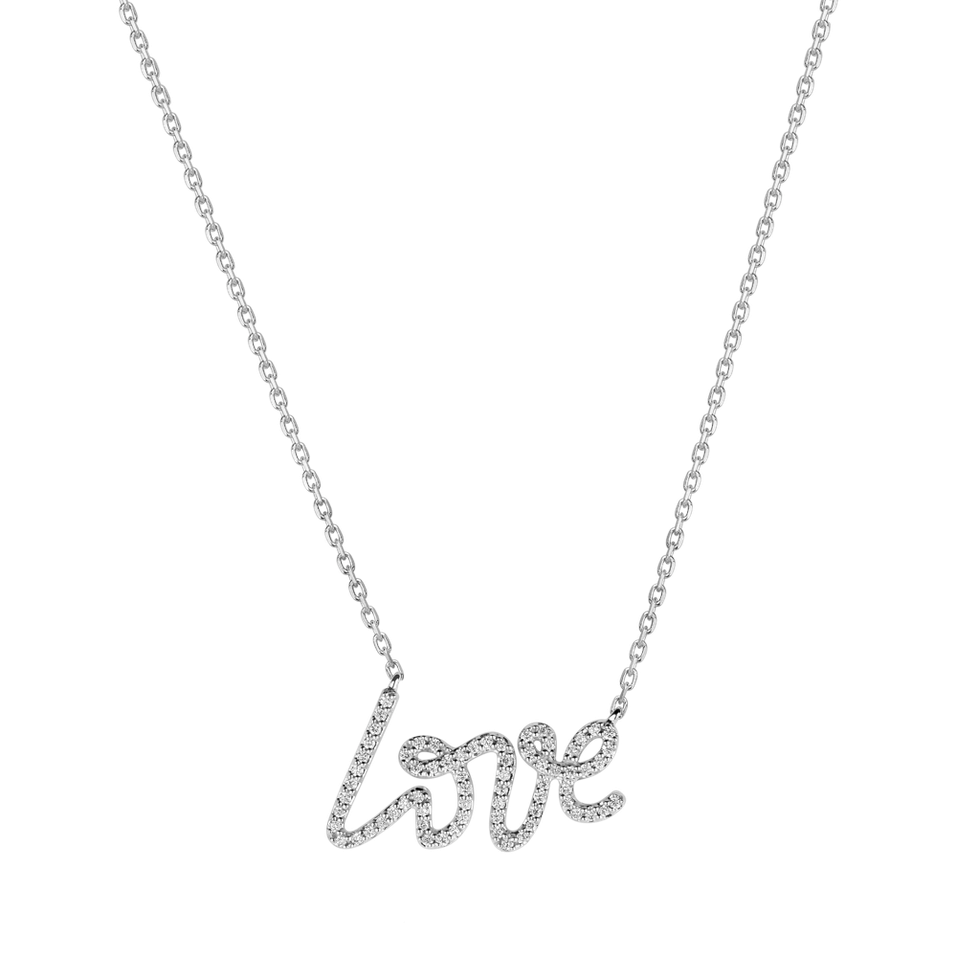 Náhrdelník s diamantmi Luxury Love